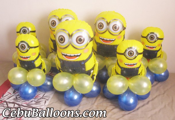 Big & Small Minions Centerpieces