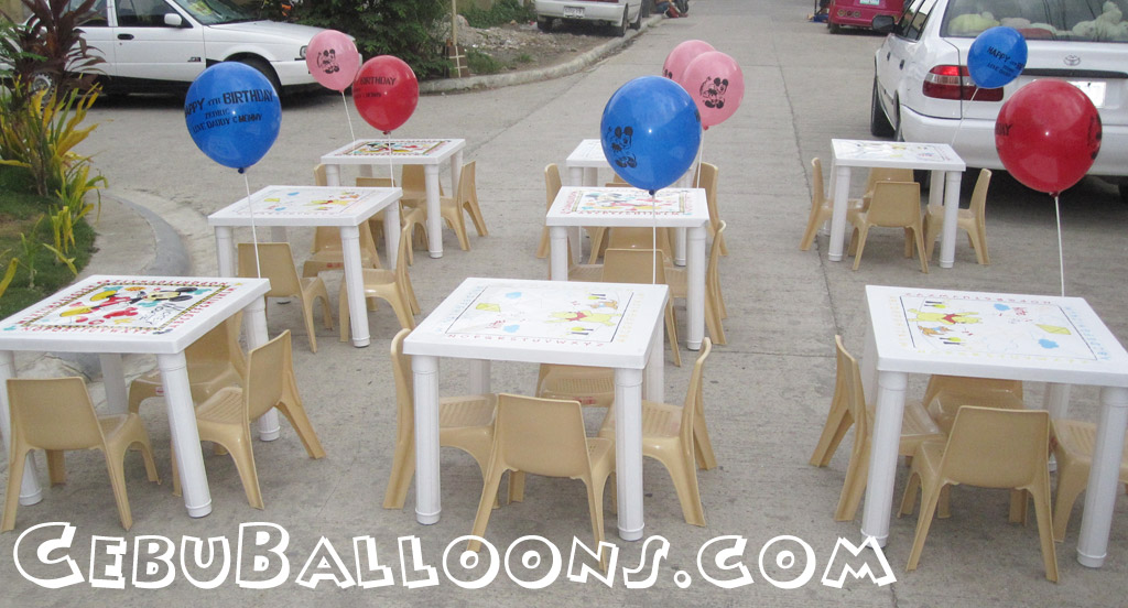 Kiddie Tables \u0026 Chairs for Rent | Cebu 