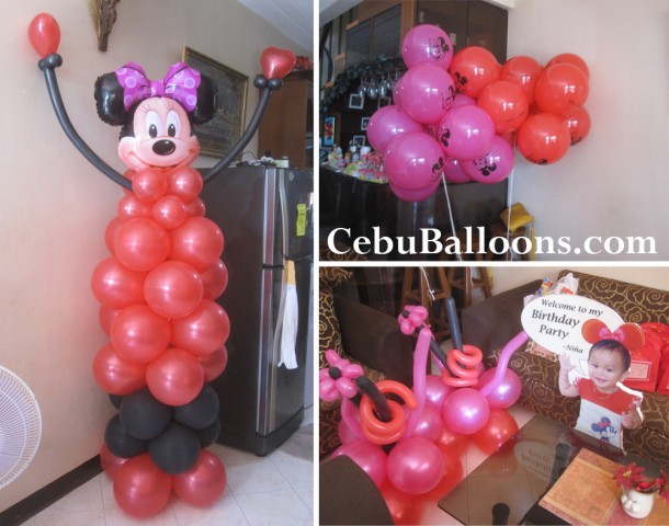 Red Minnie Mouse Decoration at BF Country Homes