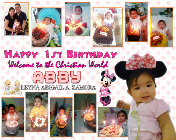 Abby (Lesley Zamora) 1st Birthday (Minnie Mouse)