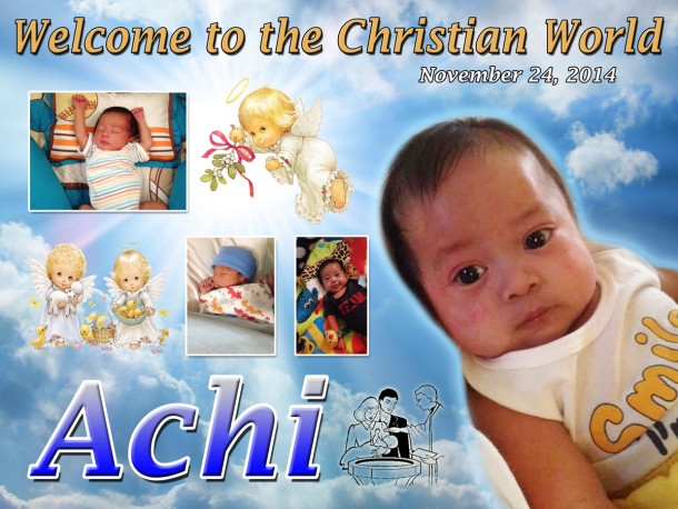 Achi (Dacuyan) Christening