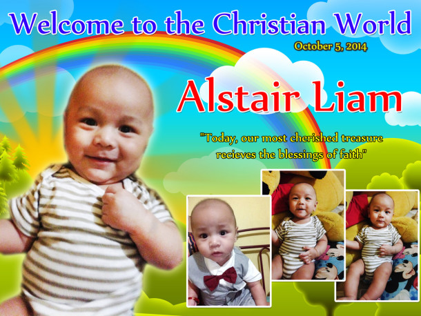 Alstair Liam Christening