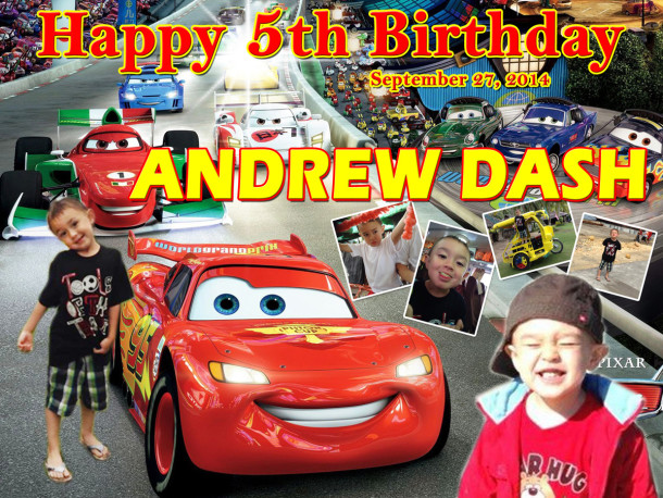 Andrew Dash 5th Birthday (Lightning McQueen)