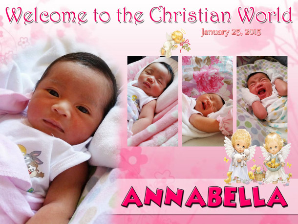 Annabella Christening