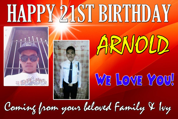 Arnold (Ivy) 21st Birthday (Colorful)