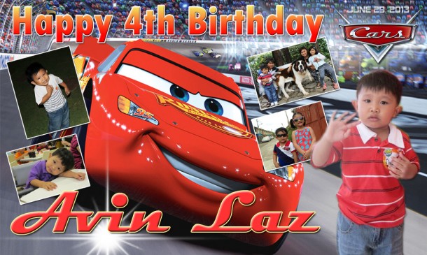 Avin Laz's 2nd Birthday (Cars Theme)