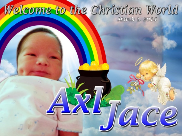 Axl Jace's Christening Tarp Design