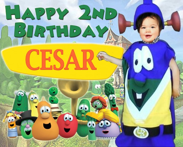 Cesar's 2nd Birthday (Veggietales)