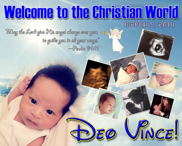 Deo Vince's Christening