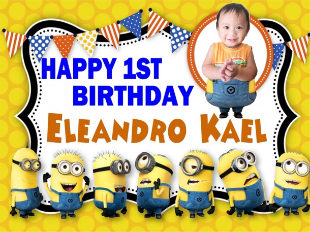 Eleandro Kael's 1st Birthday (Minions)