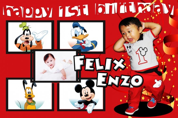 Felix Enzo's 1st Birthday (Mickey & Friends)