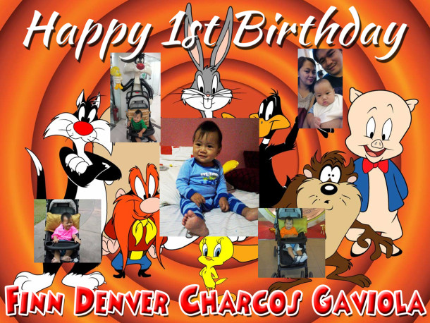 Finn 1st Birthday (Looney Tunes)