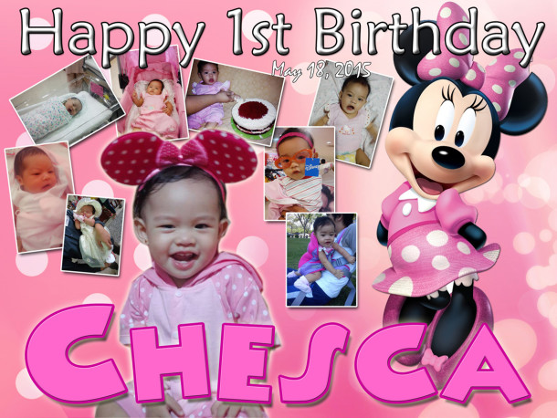 Francesca 1st Birthday (Minnie Mouse)