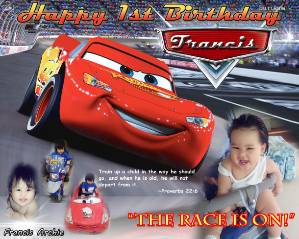 Francis 1st Birthday (Cars 1)