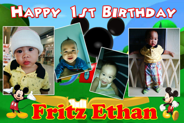 Fritz Ethan's 1st Birthday (Mickey Mouse)