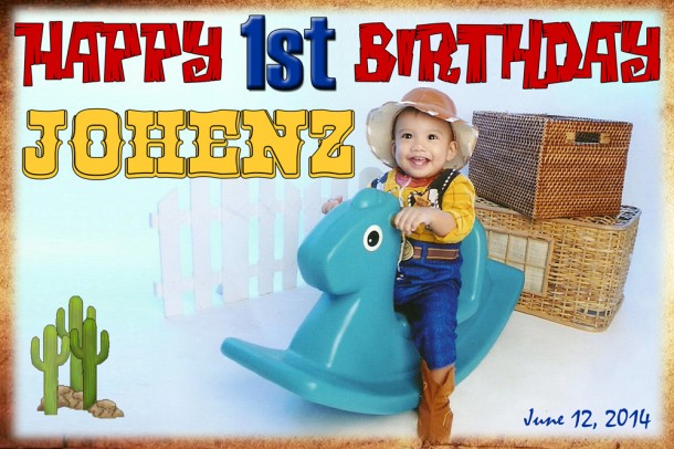 Johenz's 1st Birthday (Cowboy Theme)