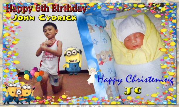 John Cydrick's Birthday and JC's Christening