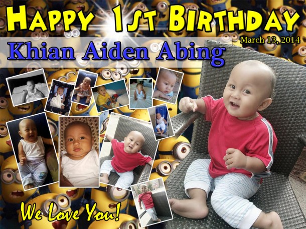 Khian's 1st Birthday (Minions Theme)