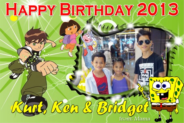 Kurt - Ben10, Dora & Spongebob Theme