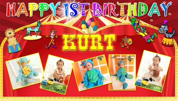 Kurt's 1st Birthday (Circus Theme)