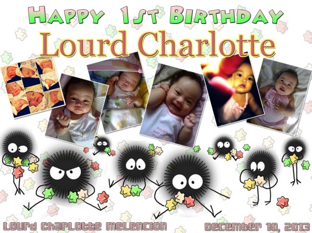 Lourd Charlotte's (Soot Sprites) 1st Birthday Party