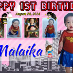 Malaika (Yvonne) 1st Bithday (Super Heroes)