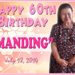 Manding (Katrina Cortes) 60th Birthday (Light Pink)