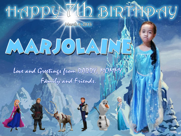 Marjolaine 7th Birthday (Frozen) | Cebu Balloons and Party Supplies