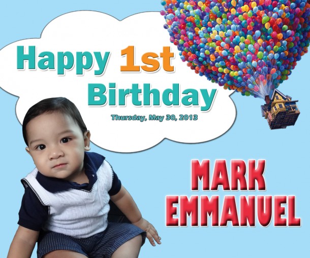 Mark Emmanuel's 1st Birthday (Up the Movie Theme)