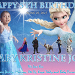 Mary Kristine at 5 (Elsa Frozen)