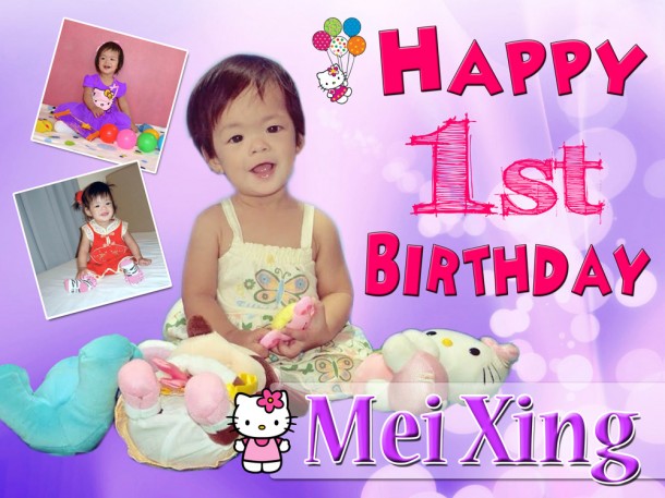 Mei Xing's 1st Birthday (Hello Kitty)