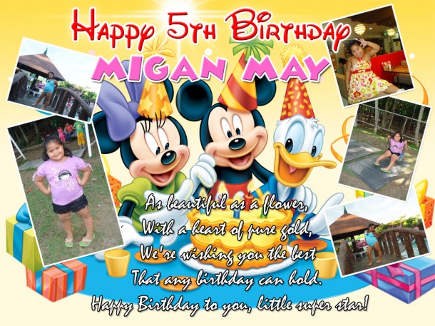 Migan May's 5th Birthday Party (Mickey & Friends)