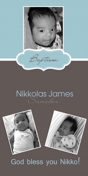 Nikko James Christening