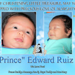 Prince Edward Ruiz Christening Boy