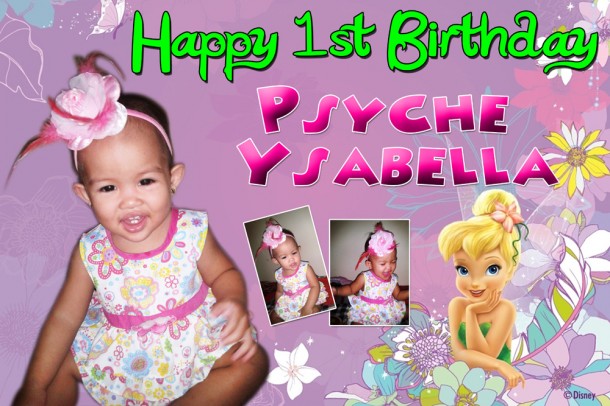 Psyche Ysabella 1st Birthday (Tinkerbell)