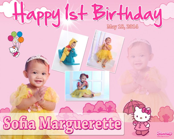 Sofia Marguerette's 1st Birthday (Hello Kitty)