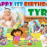 Tyra’s 1st Birthday Dora Tarpaulin Design