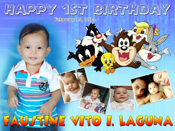 Vito's 1st Birthday Baby Looney Tunes Theme