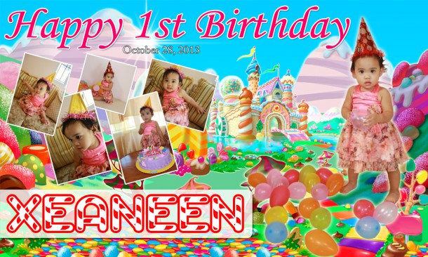 Xeaneen's 1st Birthday (Candyland Theme)