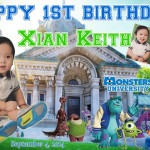 Xian Keith’s Monsters University Birthday