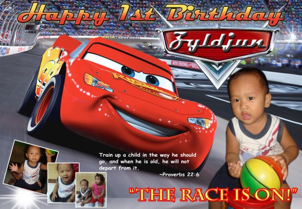 Zyldjun's 1st Birthday (Cars)