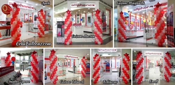 8ft Balloon Pillars for AllPhones (TaoDharma Inc) Cebu Branches