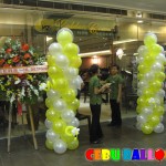 Balloon Columns for Golden Cowrie’s (SM CIty Cebu) Re-opening