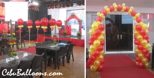 Balloon Decoration for Debut at URL Restobar