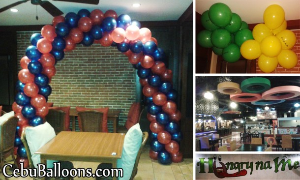 Balloon Decorations for Hungrry Na Me Restaurant