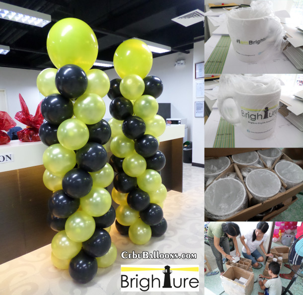 Balloon Pillars 100pcs Mugs for Brighture JP J Center Mall-Grand-Opening