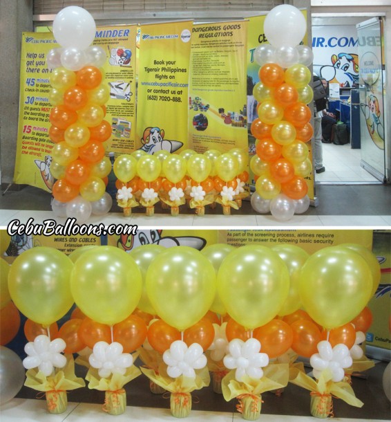 Balloon Pillars & Centerpieces at Cebu Pacific Airlines