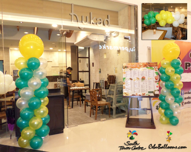 Balloon Pillars & Flying Balloons at Hukad (South Town Centre)