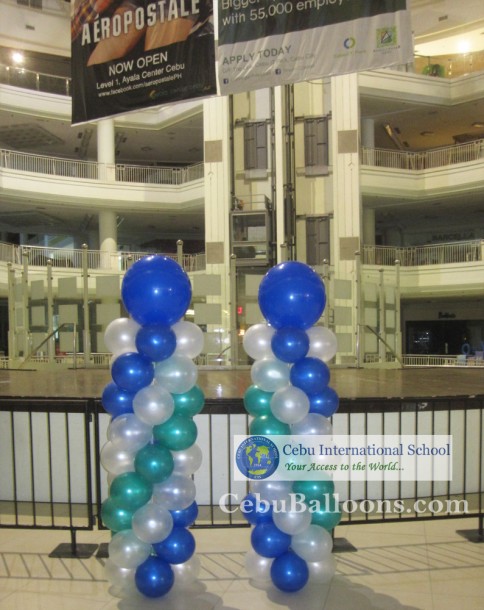 Balloon Pillars for Cebu International School