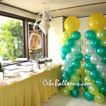 Balloon Pillars for Golden Cowrie (AS Fortuna) Lunch & Dinner Buffet Launching